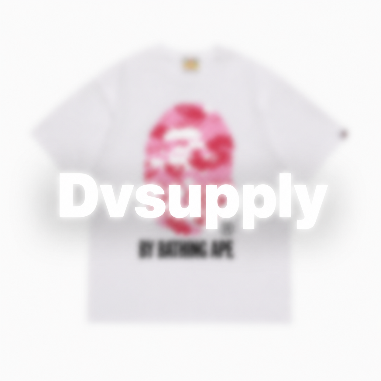 Inspired By “White Bape Pink Face Tee”