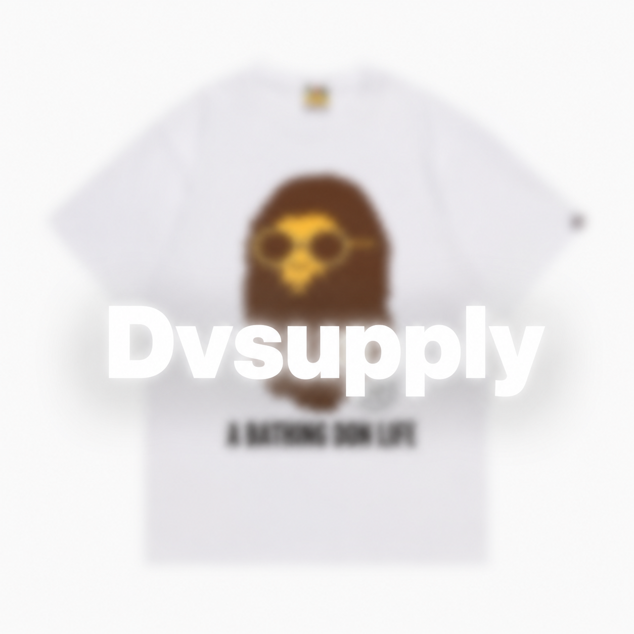 Inspired By “ Bape White Tee with Glasses”