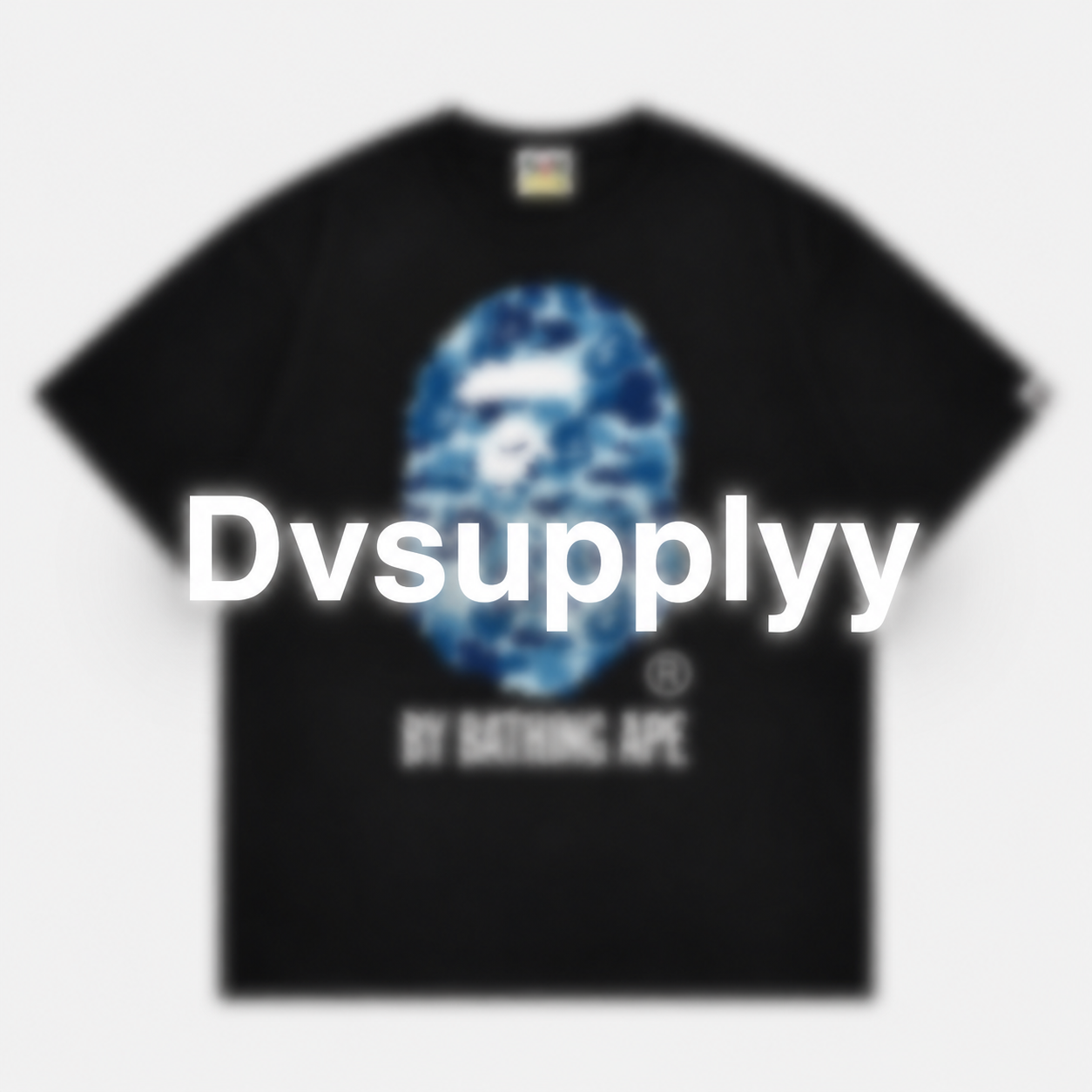 Inspired By “Bathing Bape T Blue X Camo Black”